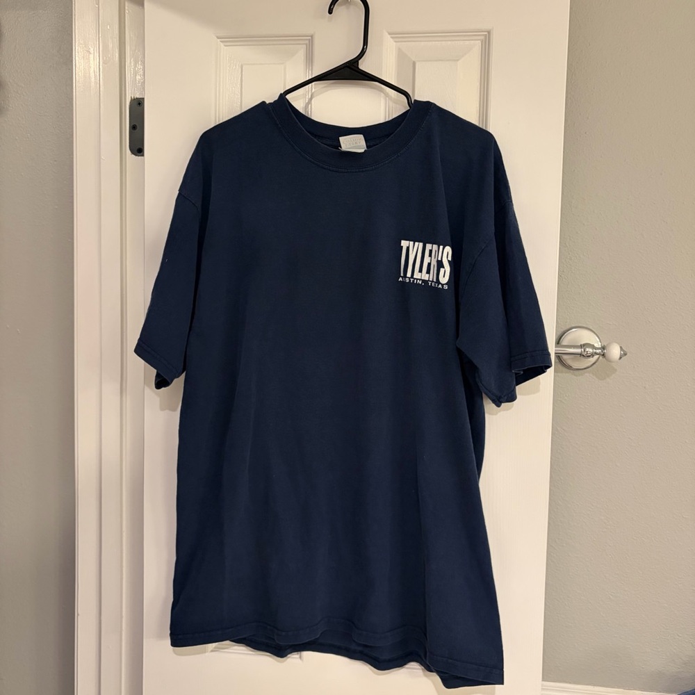 Tyler’s Austin Texas Navy Blue Graphic Shirt XL